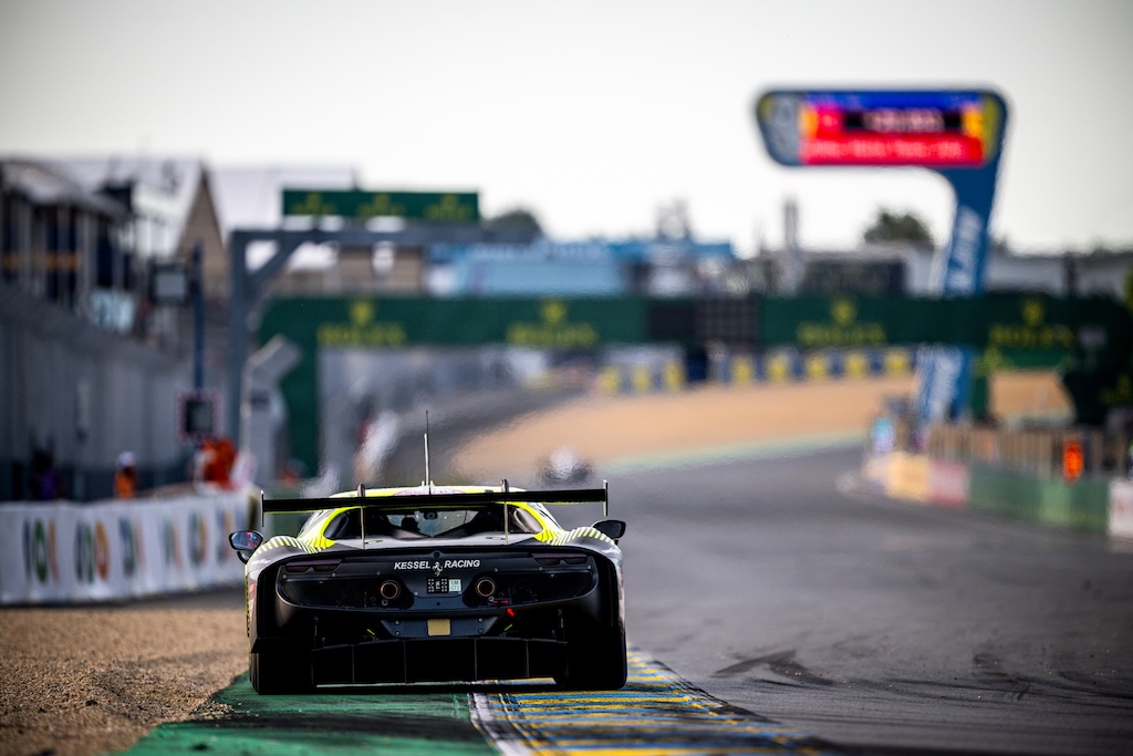 Conrad Laursen positiv efter top-10-resultat på Le Mans.
(Foto: Ferrari Media)
